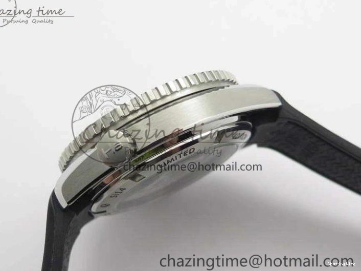 1221 Planet Ocean Pro Ceramic Bezel 45mm 1:1 OMF Best Edition On Rubber Strap A8500 (Black Balance Wheel) MoistureWicking 8136